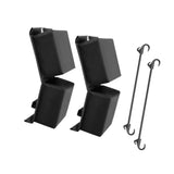 Maxbell 2 Pieces Boat Fender Protect Convenient Professional Easy to Store Black