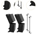 Maxbell 2 Pieces Boat Fender Protect Convenient Professional Easy to Store Black