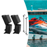 Maxbell 2 Pieces Boat Fender Protect Convenient Professional Easy to Store Black