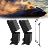 Maxbell 2 Pieces Boat Fender Protect Convenient Professional Easy to Store Black