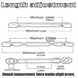 Maxbell Motorcycle Balance Bar Stability Repair for Cross Motorbike Accessories Silver