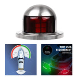 Maxbell Marine Boat Navigation Light 12V Lamp for Kayak Speedboat Fishing Boats Red