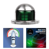 Maxbell Marine Boat Navigation Light 12V Lamp for Kayak Speedboat Fishing Boats Green