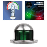 Maxbell Marine Boat Navigation Light 12V Lamp for Kayak Speedboat Fishing Boats Green