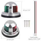 Maxbell Marine Boat Navigation Light 12V Lamp for Kayak Speedboat Fishing Boats Red Green