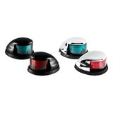 Maxbell 2 Pieces Boat Navigation Light Replace Sturdy 3nm Visibility Range Accessory Black