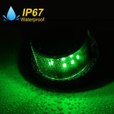 Maxbell 2 Pieces Boat Navigation Light Replace Sturdy 3nm Visibility Range Accessory Black