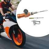 Maxbell Motorcycle Clutch Brake Pump Easy to Install Motorcycle Hydraulic Clutch Kit Orange