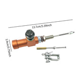 Maxbell Motorcycle Clutch Brake Pump Easy to Install Motorcycle Hydraulic Clutch Kit Orange