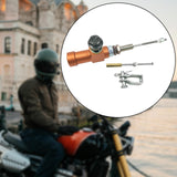 Maxbell Motorcycle Clutch Brake Pump Easy to Install Motorcycle Hydraulic Clutch Kit Orange