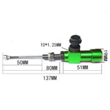 Maxbell Motorcycle Clutch Brake Pump Easy to Install Motorcycle Hydraulic Clutch Kit Blue