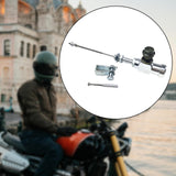 Maxbell Motorcycle Clutch Brake Pump Easy to Install Motorcycle Hydraulic Clutch Kit Silver