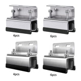 Maxbell Roof Rack Mount Kit Spare Part Automotive Accessories Van Roof Rack Brackets Single Hole 4pcs Set