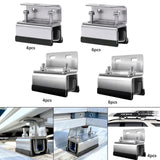 Maxbell Roof Rack Mount Kit Spare Part Automotive Accessories Van Roof Rack Brackets Single Hole 4pcs Set