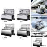 Maxbell Roof Rack Mount Kit Spare Part Automotive Accessories Van Roof Rack Brackets Single Hole 4pcs Set