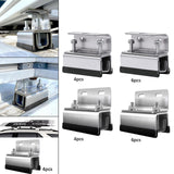 Maxbell Roof Rack Mount Kit Spare Part Automotive Accessories Van Roof Rack Brackets Single Hole 4pcs Set