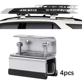 Maxbell Roof Rack Mount Kit Spare Part Automotive Accessories Van Roof Rack Brackets Single Hole 4pcs Set