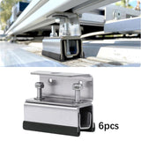 Maxbell Roof Rack Mount Kit Spare Part Automotive Accessories Van Roof Rack Brackets Single Hole 6pcs Set