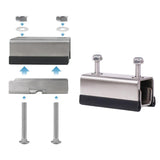 Maxbell Roof Rack Mount Kit Spare Part Automotive Accessories Van Roof Rack Brackets Double Hole 4pcs Set