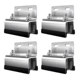 Maxbell Roof Rack Mount Kit Spare Part Automotive Accessories Van Roof Rack Brackets Double Hole 4pcs Set