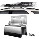 Maxbell Roof Rack Mount Kit Spare Part Automotive Accessories Van Roof Rack Brackets Double Hole 4pcs Set