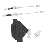 Maxbell Motorcycle Clutch Lever DIY Easy Installation Decorative Clutch Cable System Black