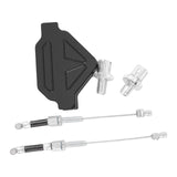Maxbell Motorcycle Clutch Lever DIY Easy Installation Decorative Clutch Cable System Black