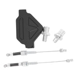 Maxbell Motorcycle Clutch Lever DIY Easy Installation Decorative Clutch Cable System Black