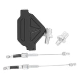 Maxbell Motorcycle Clutch Lever DIY Easy Installation Decorative Clutch Cable System Black
