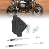 Maxbell Motorcycle Clutch Lever DIY Easy Installation Decorative Clutch Cable System Black