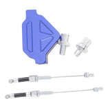 Maxbell Motorcycle Clutch Lever DIY Easy Installation Decorative Clutch Cable System Blue