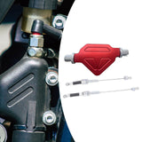 Maxbell Motorcycle Clutch Lever DIY Easy Installation Decorative Clutch Cable System Red