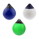 Maxbell Round Boat Fender Buoy Ball for Lake Multipurpose Anti Scratch 11.8x13.8inch Blue