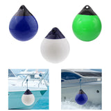 Maxbell Round Boat Fender Buoy Ball for Lake Multipurpose Anti Scratch 11.8x13.8inch Blue