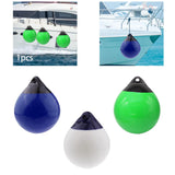 Maxbell Round Boat Fender Buoy Ball for Lake Multipurpose Anti Scratch 11.8x13.8inch Blue