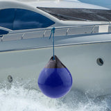Maxbell Round Boat Fender Buoy Ball for Lake Multipurpose Anti Scratch 11.8x13.8inch Blue
