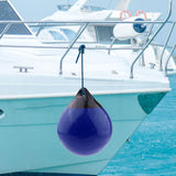 Maxbell Round Boat Fender Buoy Ball for Lake Multipurpose Anti Scratch 11.8x13.8inch Blue