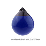 Maxbell Round Boat Fender Buoy Ball for Lake Multipurpose Anti Scratch 11.8x13.8inch Blue
