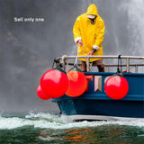 Maxbell Round Boat Fender Buoy Ball for Lake Multipurpose Anti Scratch 11.8x13.8inch Blue