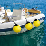 Maxbell Round Boat Fender Buoy Ball for Lake Multipurpose Anti Scratch 11.8x13.8inch Blue