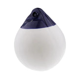 Maxbell Round Boat Fender Buoy Ball for Lake Multipurpose Anti Scratch 11.8x13.8inch White