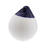 Maxbell Round Boat Fender Buoy Ball for Lake Multipurpose Anti Scratch 11.8x13.8inch White
