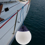 Maxbell Round Boat Fender Buoy Ball for Lake Multipurpose Anti Scratch 11.8x13.8inch White