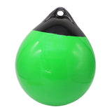 Maxbell Round Boat Fender Buoy Ball for Lake Multipurpose Anti Scratch 11.8x13.8inch Green