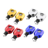 Maxbell Motorcycle Handlebar Risers Easy Installation Accessories Repair Parts Mount Red