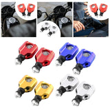 Maxbell Motorcycle Handlebar Risers Easy Installation Accessories Repair Parts Mount Red