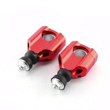 Maxbell Motorcycle Handlebar Risers Easy Installation Accessories Repair Parts Mount Red