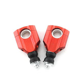 Maxbell Motorcycle Handlebar Risers Easy Installation Accessories Repair Parts Mount Red