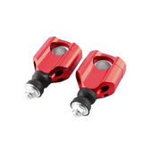 Maxbell Motorcycle Handlebar Risers Easy Installation Accessories Repair Parts Mount Red