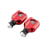 Maxbell Motorcycle Handlebar Risers Easy Installation Accessories Repair Parts Mount Red